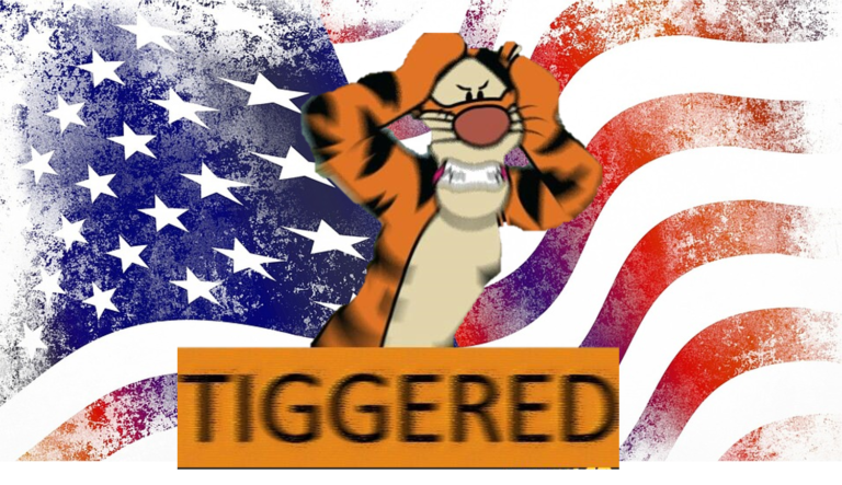 Tiggered over the Flag And Pledge