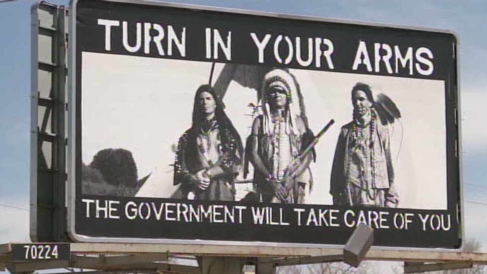 Turn in your guns the government will take care of you