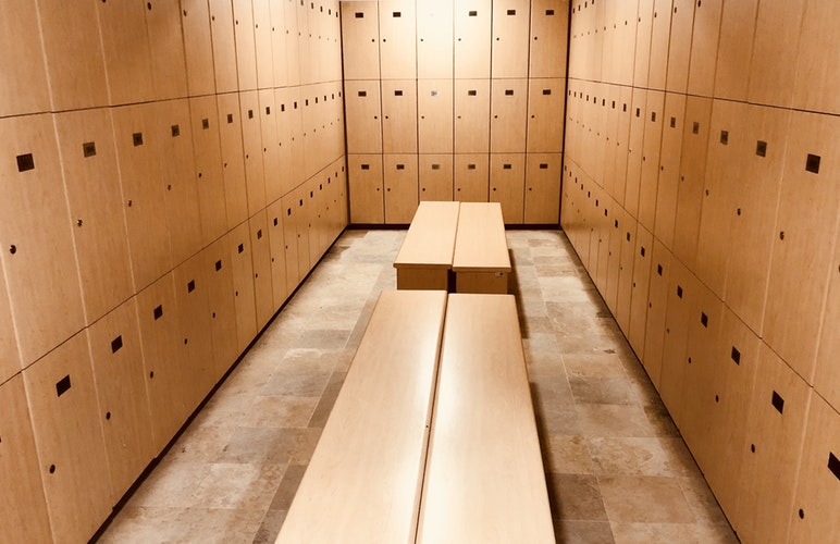 Locker room