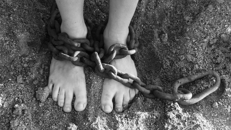 Chains, children, shackle, slave
