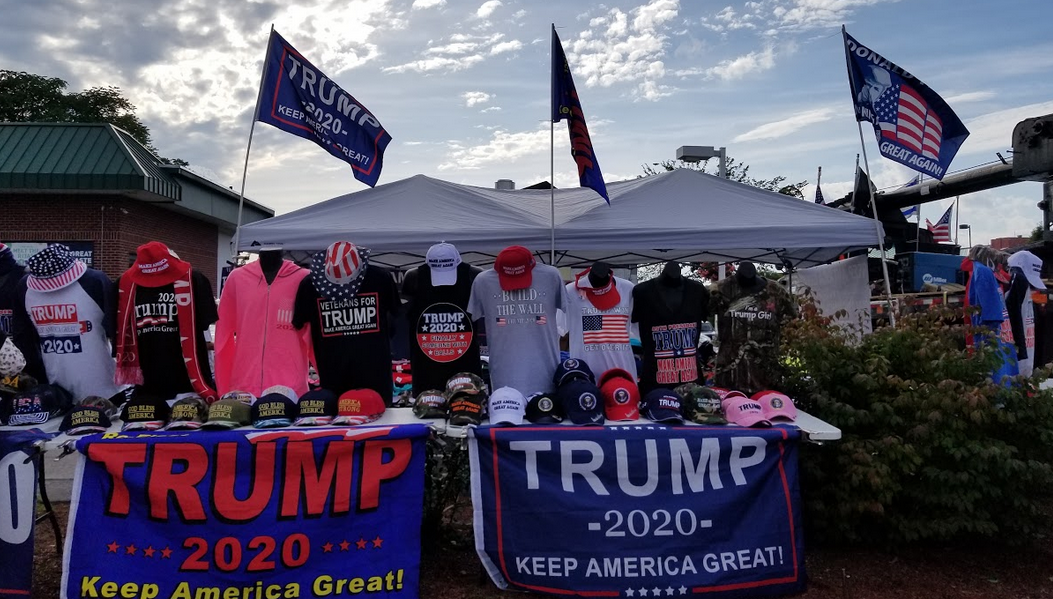 trump gear Rally manchester