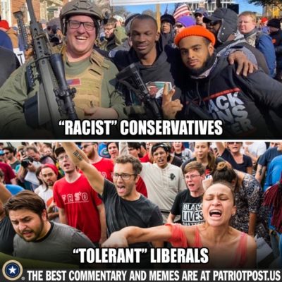 Racis conservative v tolerant liberals