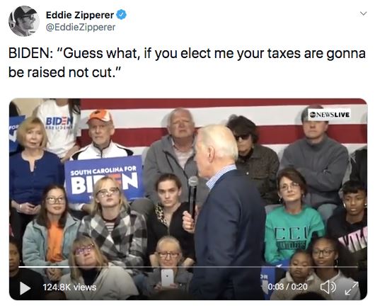 Biden - going to raise your taxes