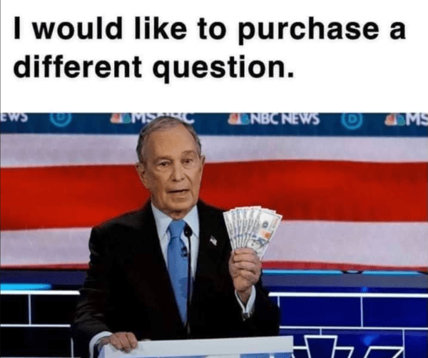 Bloomberg purchase a new set of questions