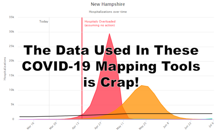 COVID Act Now NH Map - Crap