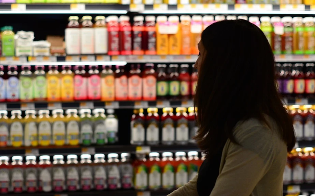 Grocery woman shopping