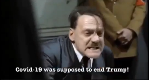 Hitler mad covid-19 didnt end trump