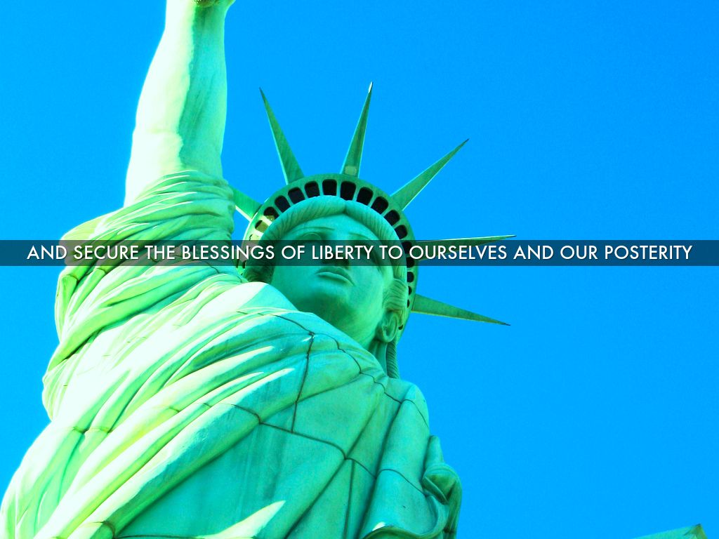secure the blessings of liberty