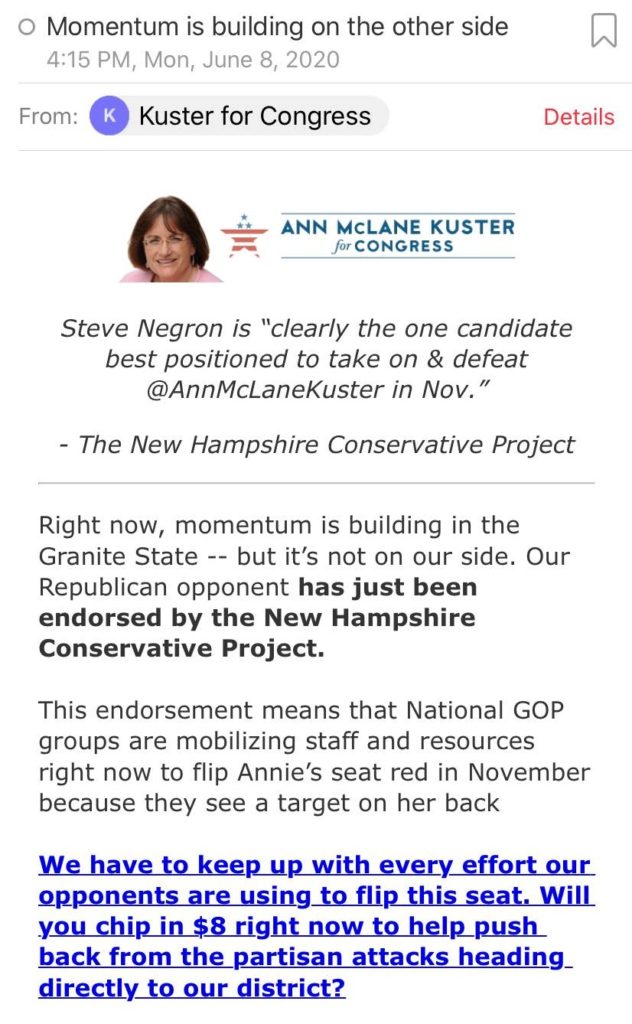 Kuster mailer NHCMP Negron Momentum