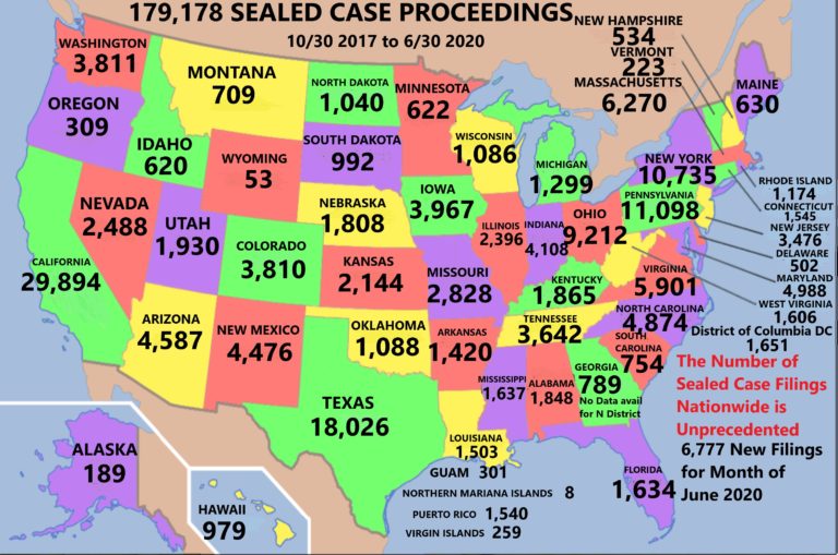 Sealed indictment case map
