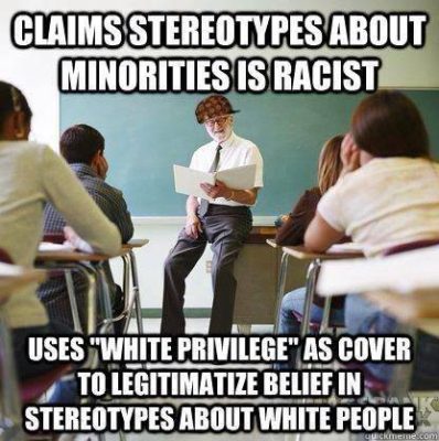 White Privilege stereotype