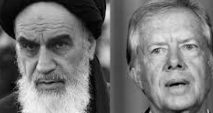 Khomeini and Jimmy Carter