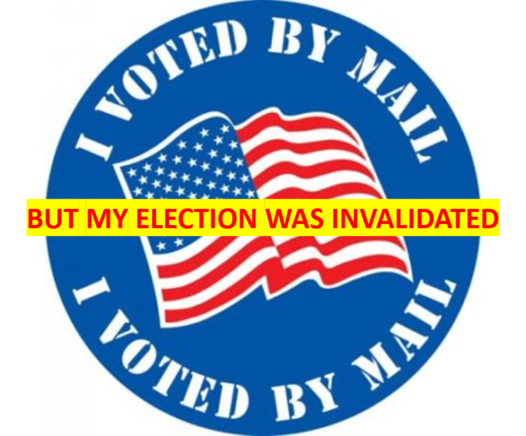 vote by mail invalidated