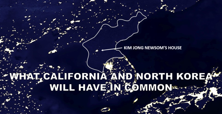 California and North korea no power