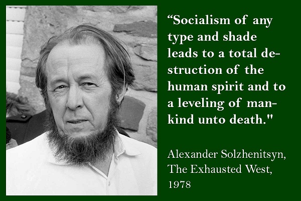 Solzhenitsyn - Socialism destroys the human spirit FI