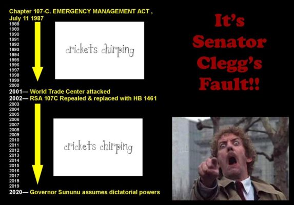 Its senator Cleggs fault