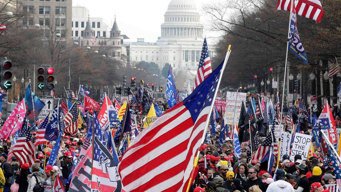 DC Rally for Trump - Stock image (not the 1-6 rally)