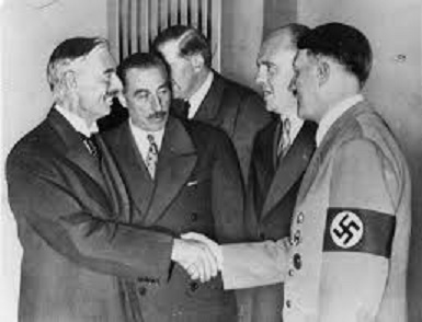 Neville Chamberlain and Hitler (NY Times.com)