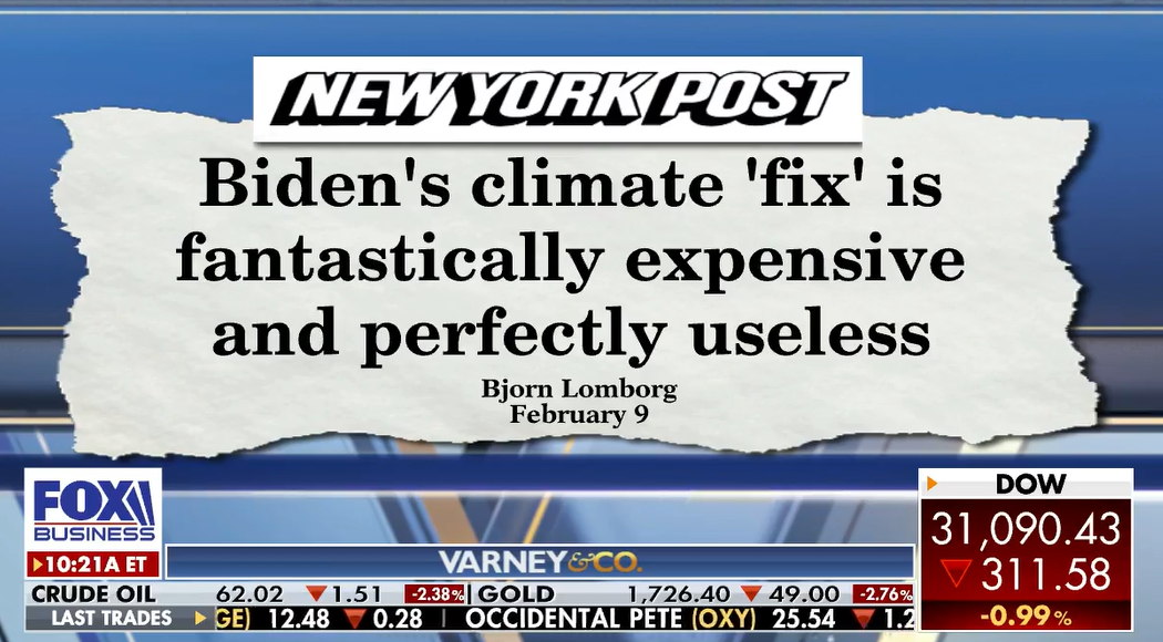 Biden climate fix expensive does nothing