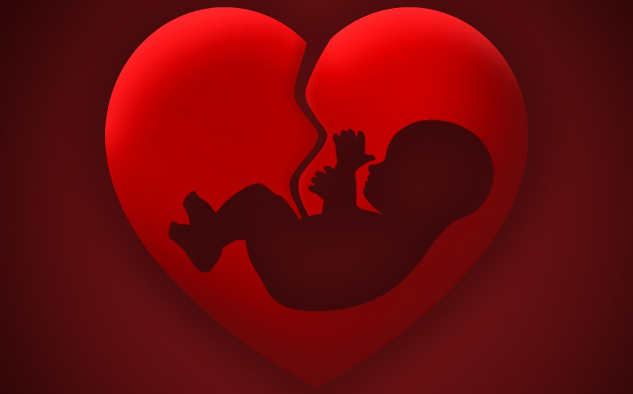 unborn baby broken heart