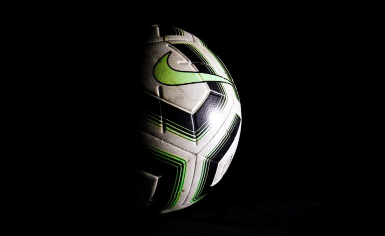 Soccer ball nike dark light