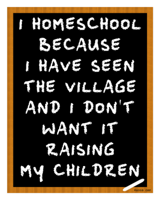 I've seen the Village and I don't want it raising my children