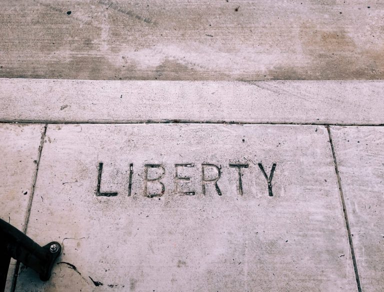 Liberty in concrete