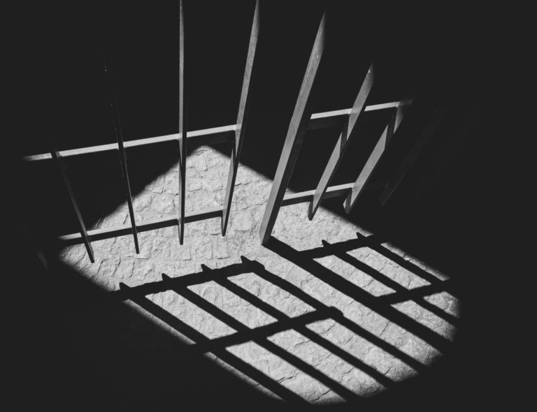 Jail, Prison Bars Light Shadow