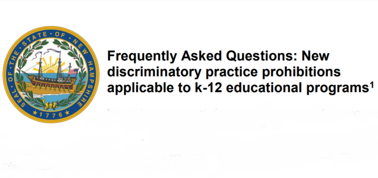 Dept of Ed DOJ Letter Header HB2 FAQ