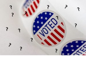 I voted sticker question marks