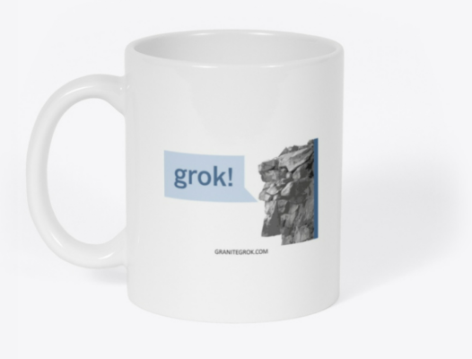 Basic Grok logo mug