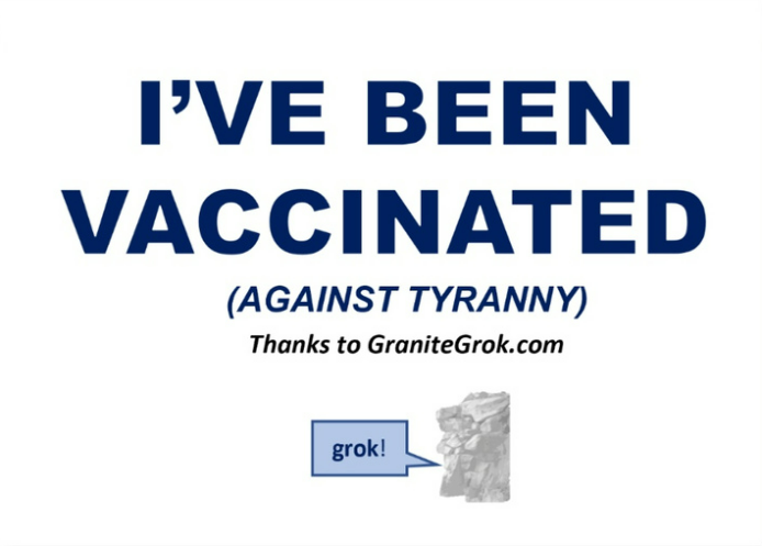 Grok I've Been Vaccinated Sticker