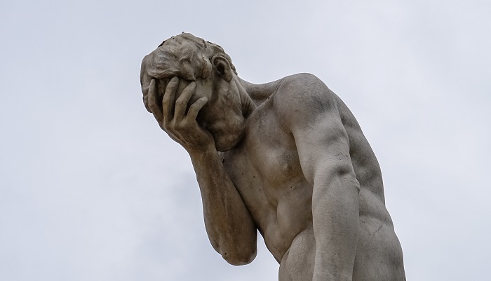 Statue Facepalm Original Photo by Jeremy Bezanger on Unsplash