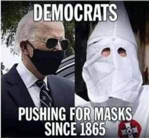 Democrats pushing for Masks since 1865