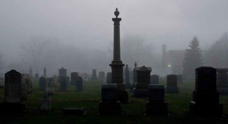 Grave stones cemetary