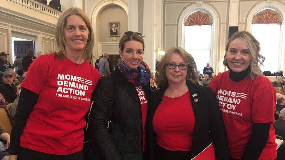 Shannon Watts with Local Mom's Demand Hacktivists