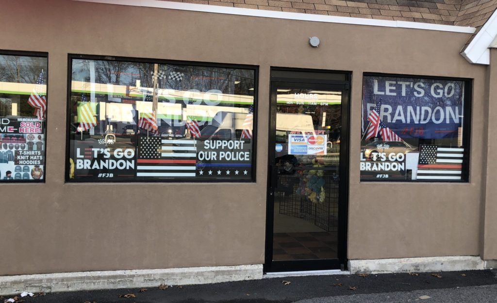 Let's Go Brandon' store opens up at North Attleboro