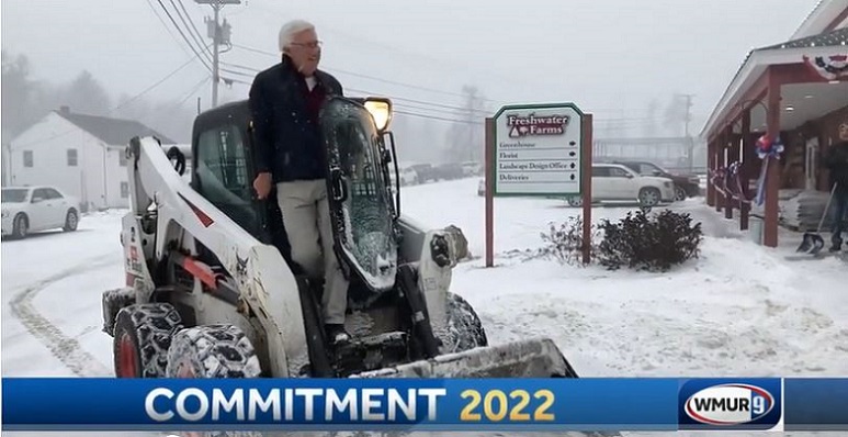 Chuck Morse on Bobcat for US Senate Launch WMUR screenshot