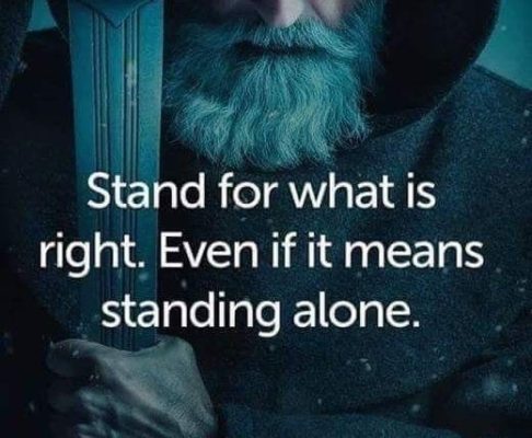 stand for what is right