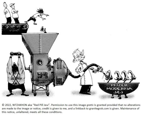 vaccine grinder -Cartoon