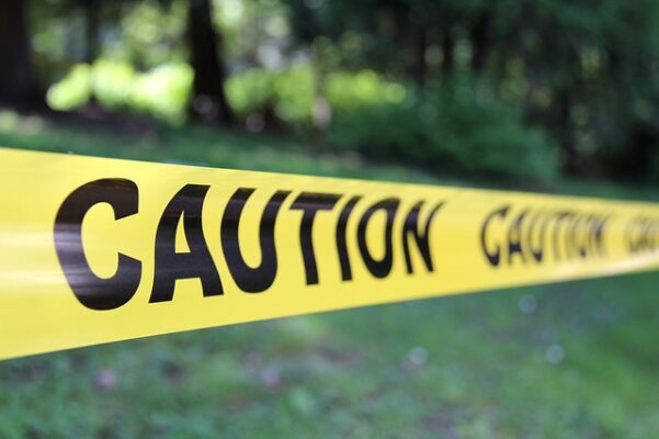 Caution tape Image by Sima Ghaffarzadeh from Pixabay