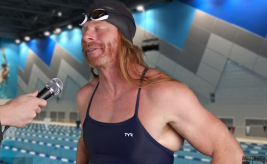 JP Sears Womens swimming