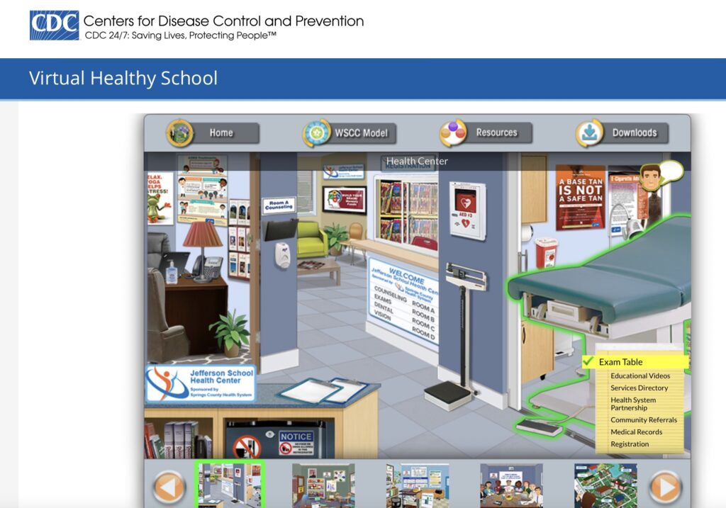 CDC Virtual healthy school 2