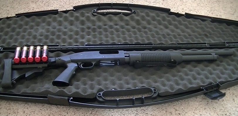 Mossberg 500 Tactical shotgun Youtube screenshot