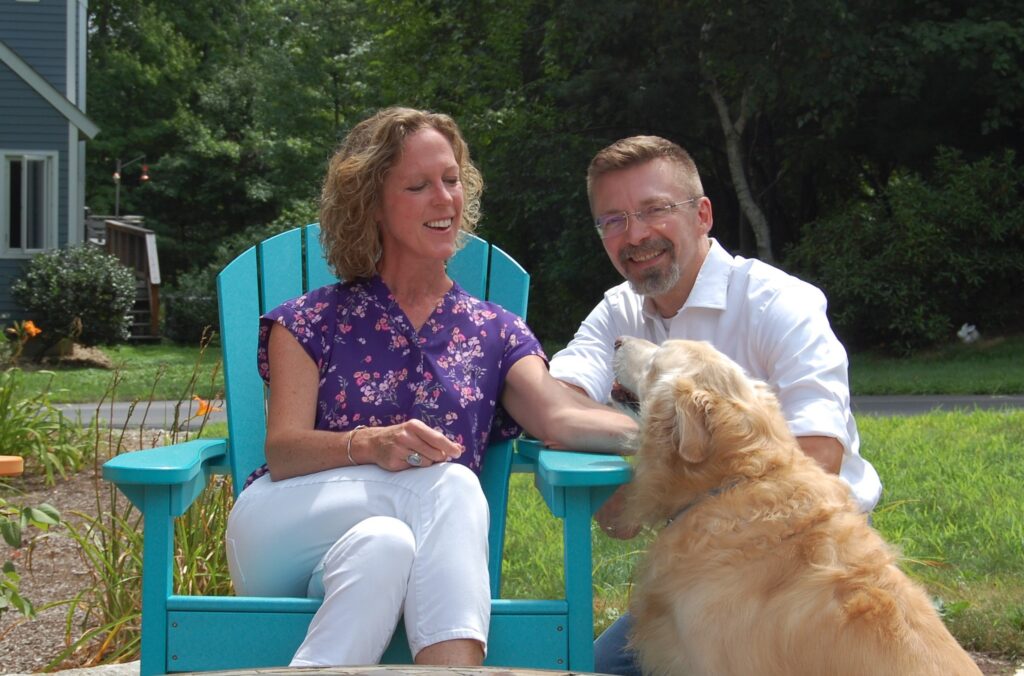 Laura El-Azem husband and dog