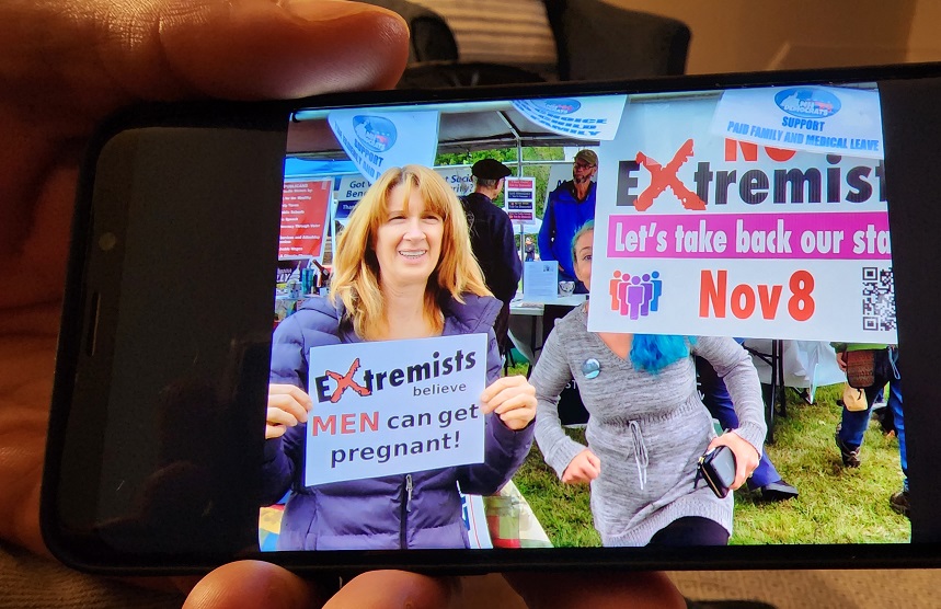 Only an Extremists believes men can get pregnant