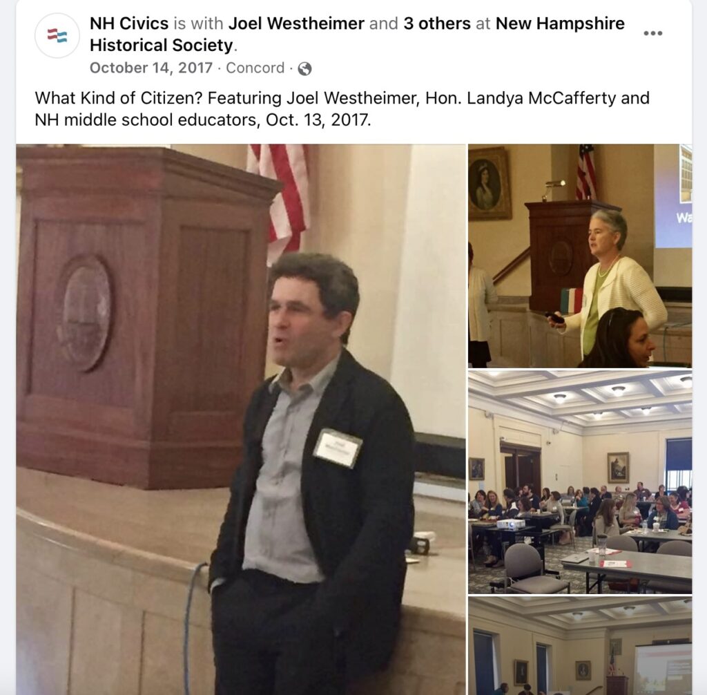 Joel Weathermerier NH CIvics