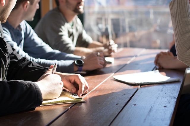 employees meeting discussion