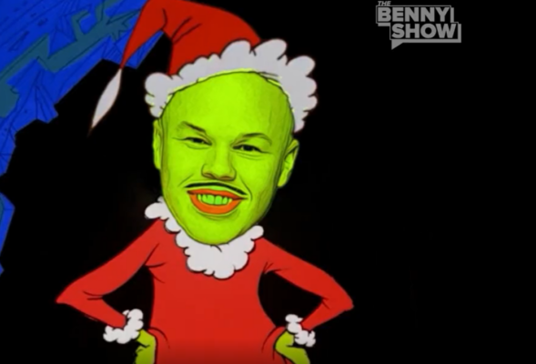 How joe bidens grinch stole baggage parody Benny Johnson