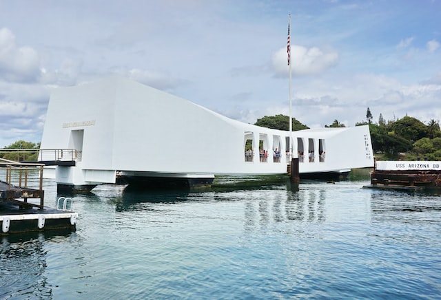 Pearl Harbor US Arizona Monument. Photo by Robert Linder on Unsplash